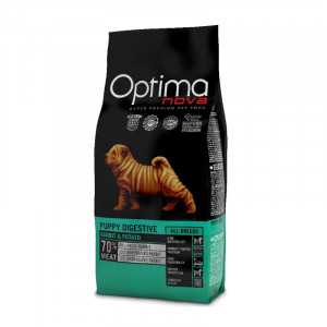 OPTIMANOVA Puppy Digestive Rabbit & Potato - suché krmivo pro psy - 2kg