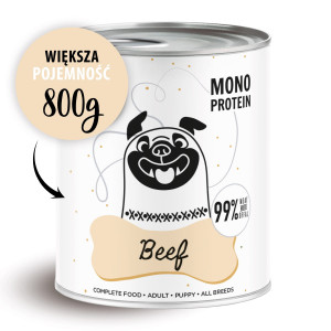PAKA ZWIERZAKA Pepe Beef - vlhké krmivo pro psy - 800g