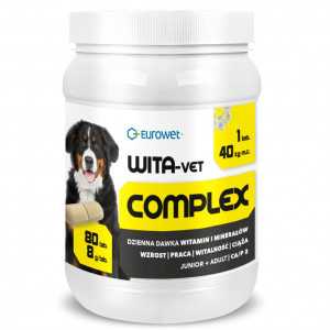 EUROWET Wita-Vet Complex 8g - doplňky stravy pro psy - 80 tablet