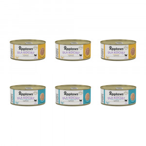 APPLAWS Kitten Mix příchutě v želé - vlhké krmivo pro kočky - 6x70g