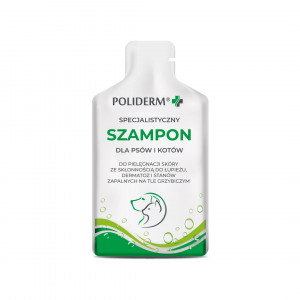 JM SANTE Poliderm - šampon pro psa a kočku - 15 ml