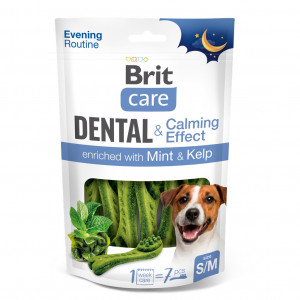 BRIT Care Dog Dental & Calming Effect S/M - pamlsek pro psa - 140g