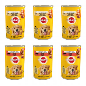 Pedigree 5900951015830 konzervované krmivo pro psy Hovězí Dospělý jedinec 400 g