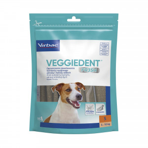 Veggiedent Fresh S (5–10 kg) – pamlsek pro psy – 456 g