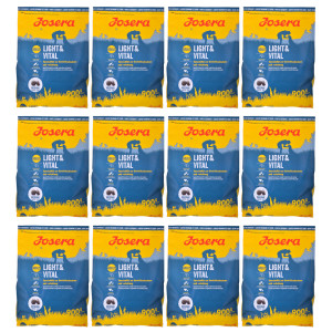 JOSERA Adult Light & Vital - suché krmivo pro psy - 12x900g