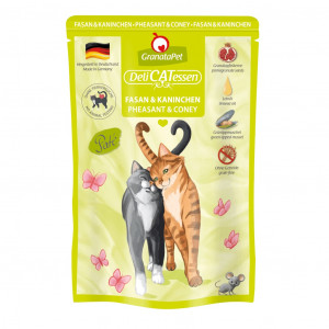 GRANATAPET DeliCATessen Pheasant and coney - mokré krmivo pro kočky - 85g