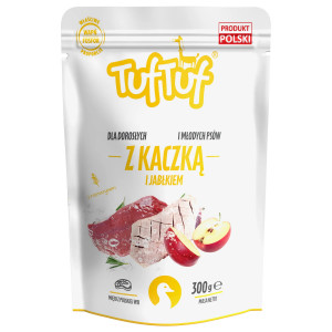 TUF TUF Duck with apple - vlhké krmivo pro psy - 300g