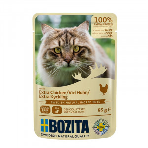 BOZITA Chicken Chunks in sauce - mokré krmivo pro kočky - 85g