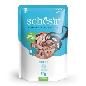 SCHESIR in jelly Tuna - mokré krmivo pro kočky - 85 g