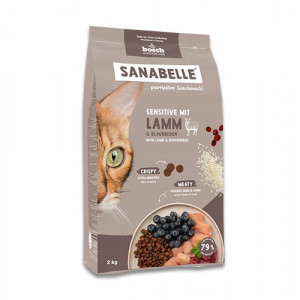 BOSCH Sanabelle Life Sensitive with lamb & blueberries - suché krmivo pro kočky - 8kg