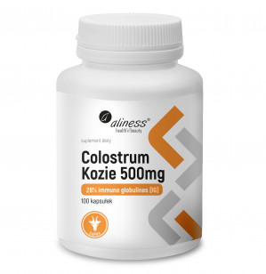 ALINESS Colostrum Kozie IG 28% 500 mg – doplněk stravy – 100 kapslí
