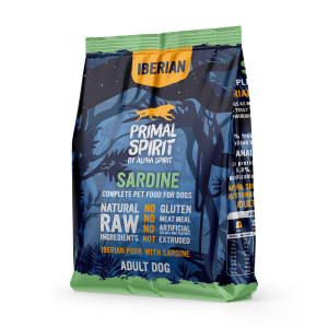 PRIMAL SPIRIT Iberian Sardine – polomokré krmivo pro psy – 1 kg