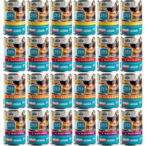 FRENDI kousky v jemné omáčce MIX příchutí - mokré krmivo pro psy - 24x1250g