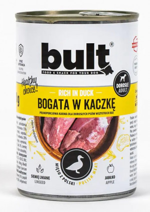 BULT Rich in duck - Mokré krmivo pro psy - 800 g