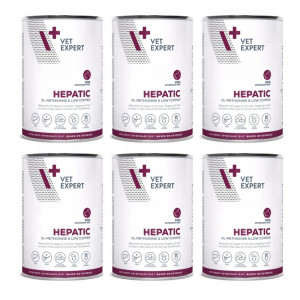 VETEXPERT Veterinary Diet Hepatic Dog - vlhké krmivo pro psy - 6x400g
