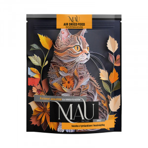 MAU Air dried Duck with thyme and catnip - suché krmivo pro kočky - 700g