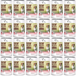 VETEXPERT Raw Paleo Puppy Monoprotein Vepřové - vlhké krmivo pro štěňata - 24x400g