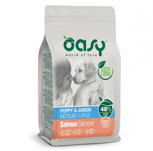 OASY One Animal Protein Puppy & Junior Medium/Large Salmon - suché krmivo pro psy - 12kg