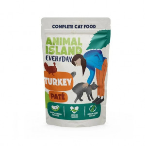 ANIMAL ISLAND Everyday Turkey pate - mokré krmivo pro kočky - 100g