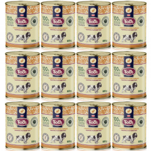 FOLK Staropolská hostina z králíka – mokré krmivo pro psy – 12x800g