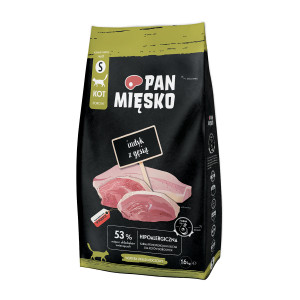 PAN MIĘSKO Turkey with goose S suché krmivo pro kočky - 1,6kg