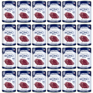 BALTICA Nutraceutic Mono Zvěřina s prebiotiky - mokré krmivo pro psa - 24x400g