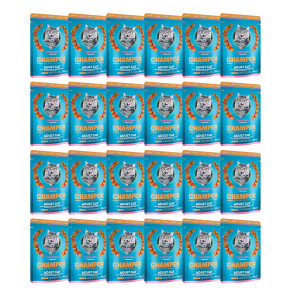 CHAMPER Krůta s brusinkami - mokré krmivo pro kočku - 24x85 g