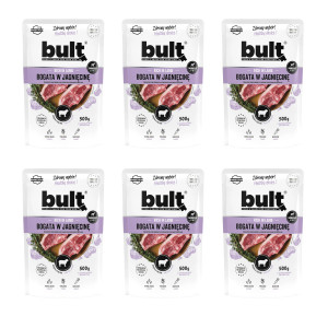 BULT Bohaté na jehněčí – mokré krmivo pro psy – 6x500g