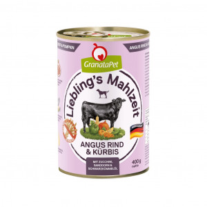 GRANATAPET Liebling's Mahlzeit Angus beef & pumpkin - vlhké krmivo pro psy - 800g