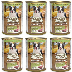 STUZZY Monoprotein Telecí – mokré krmivo pro psy – 6x400g