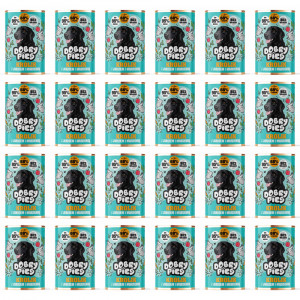 DOBRY PIES Rabbit with apple and carrot - vlhké krmivo pro psy - 24x400g