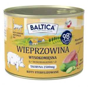 BALTICA Smaki regionów Pork - mokré krmivo pro kočky - 185g
