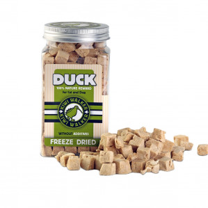 KIWI WALKER Freeze-dried treats Duck - pochoutka pro psa a kočku - 80g
