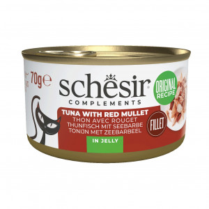 SCHESIR Complements Tuna with red mullet in jelly - mokré krmivo pro kočky - 70g
