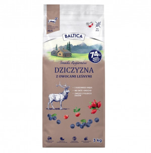 BALTICA Flavours of regions Venison with forest fruits Small breeds - suché krmivo pro psy - 3kg
