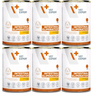 VETEXPERT Veterinary Diet Intestinal Fat Dog - vlhké krmivo pro psy - 6x400g