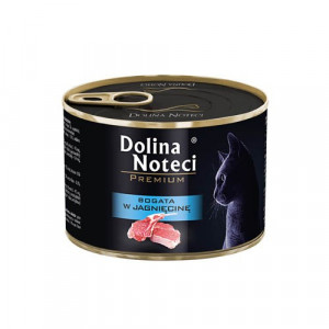Dolina Noteci Premium bohaté jehněčí - mokré krmivo pro kočky - 185g 