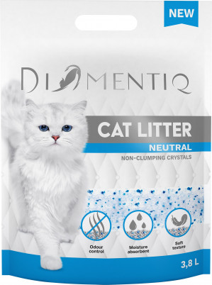 DIAMENTIQ Neutral - Stelivo pro kočky - 3,8 l