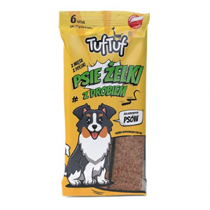 TUF TUF Dog gummies - poultry stripes - pamlsek pro psa - 6