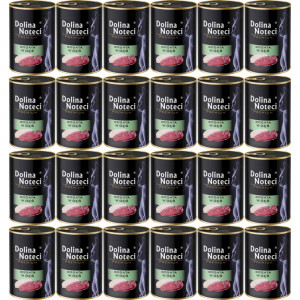DOLINA NOTECI Premium Bohatá na husu – mokré krmivo pro kočky – 24×400 g
