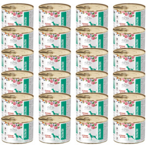 4VETS Natural Hepatic Dog - vlhké krmivo pro psy - 24x185g