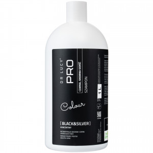 DR LUCY Black & Silver - šampon pro tmavou srst pro psy -1L 