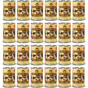 WOLFSBLUT Wild Duck Duck with potatoes - vlhké krmivo pro psy - 24x395g