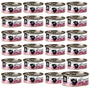 3COTY Turkey - mokré krmivo pro kočky - 24x80g