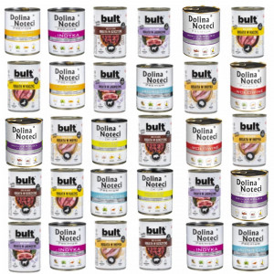 DOLINA NOTECI Prémiový mix příchutí + směs příchutí BULT - mokré krmivo pro psy - 30x800g