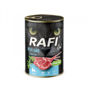 RAFI Cat Adult with lamb - mokré krmivo pro kočky - 400g