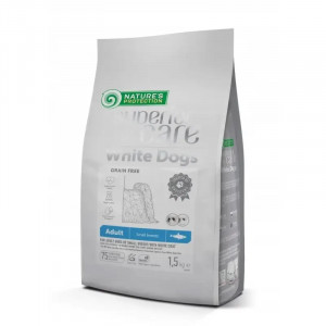 NATURE'S PROTECTION Superior Care White dog Small breeds Herring - suché krmivo pro psy - 1,5kg