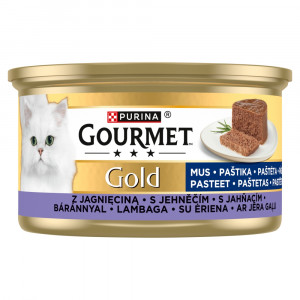 PURINA Gourmet Gold Mousse with lamb - mokré krmivo pro kočky - 85g