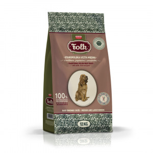 FOLK Medium and large breeds Traditional polish meat feast with rabbit, lamb and quail - suché krmivo pro psy - 12kg