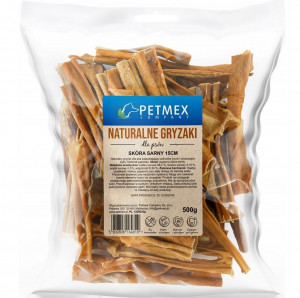 PETMEX Roe deer skin 15 cm - pamlsek pro psa - 500g